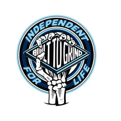 Independent Stickers For Life Clutch (10 Pack) Blue / Black - 3.5 - Skatewarehouse.co.uk