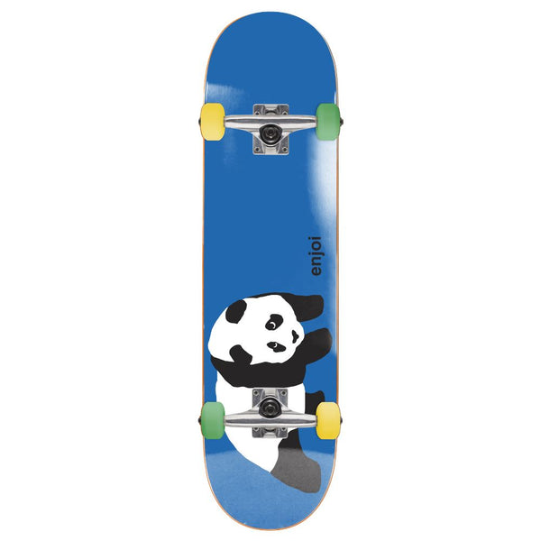 Enjoi Panda FP Soft Top Blue Complete Skateboard - 7.0