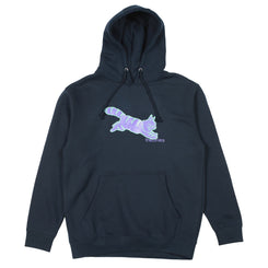 Theories Conscious Kitty Hooded Sweatshirt Washed Navy