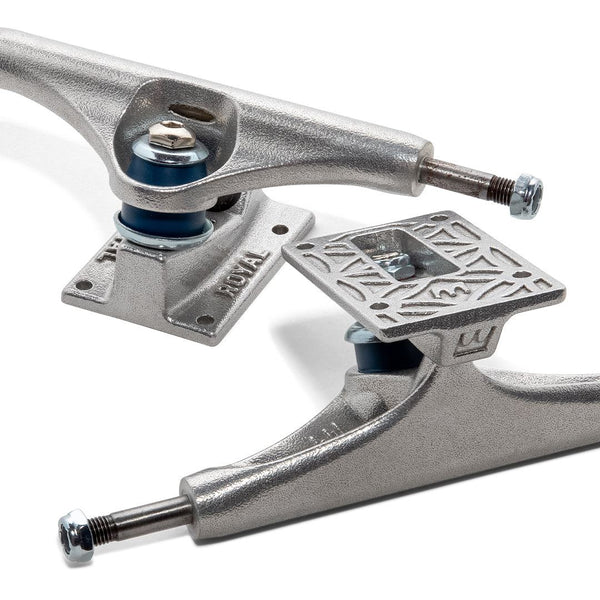 Royal FC Inverted Kingpin Raw Skateboard Trucks - 139 (5.25