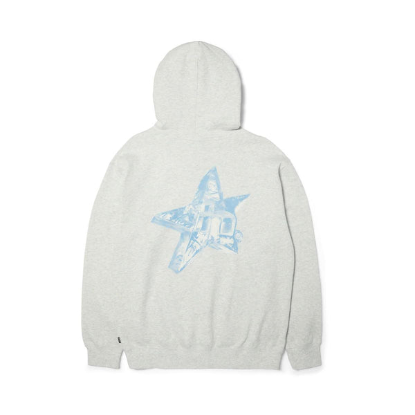 HUF Ice Star P / O Hoodie (Heather Grey) - L