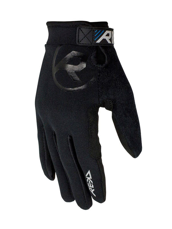 REKD Status BMX Scooter MTB Riding Gloves - Black - Skatewarehouse.co.uk