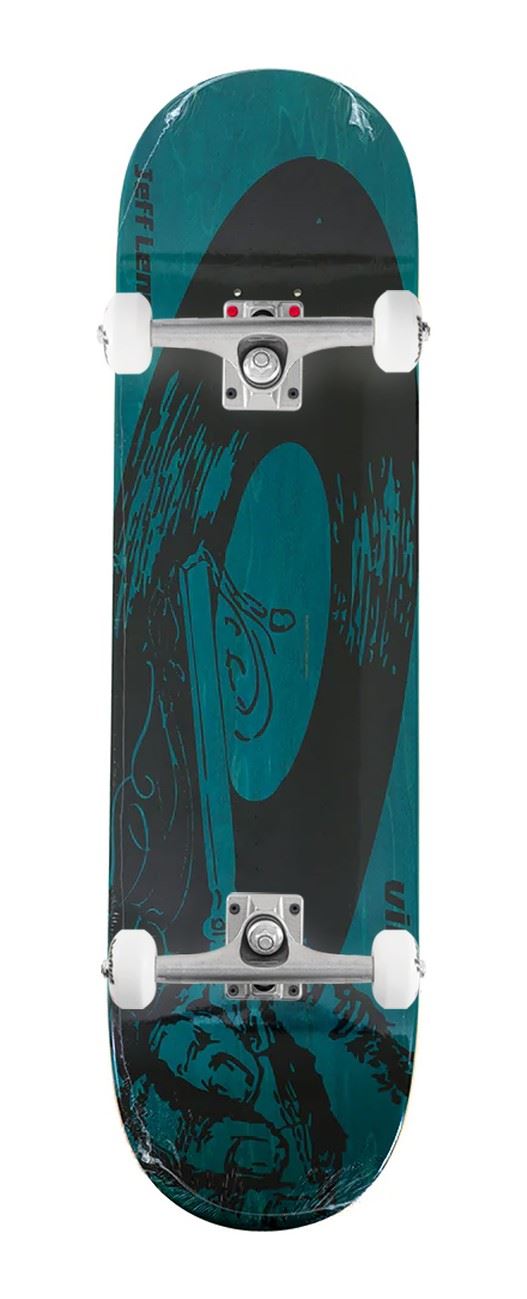 Vinyl Jeff Lenoce 'Record' x Venom Custom Complete Skateboard - 8.25