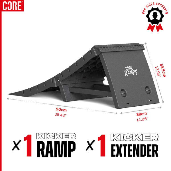 CORE Ramp - XL Kicker Ramp (Mini Kicker + XL Extender) - Skatewarehouse.co.uk