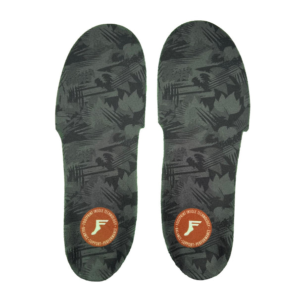 Footprint Gamechanger Elite Insoles Dark Grey Camo - Skatewarehouse.co.uk