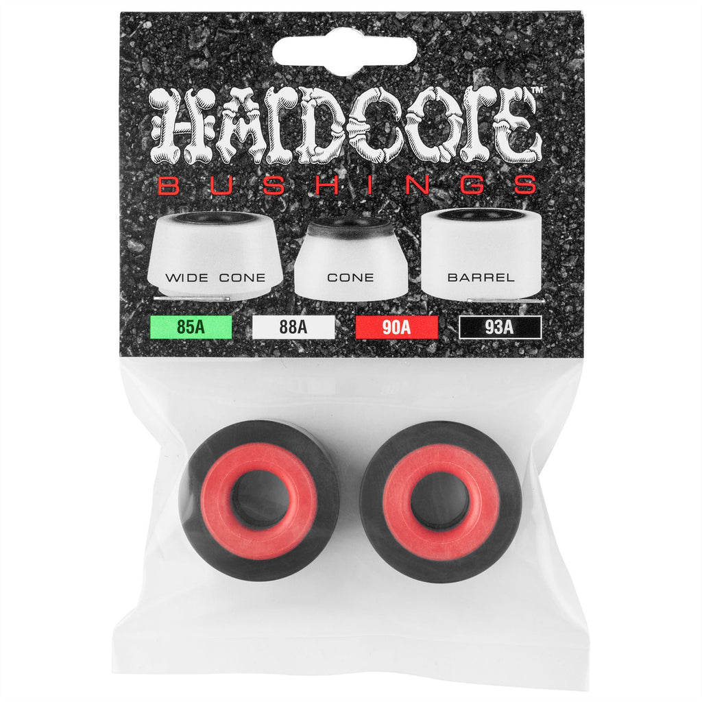 Powell Peralta Hardcore Bushings Barrel Bushing 93A Set Black / Red