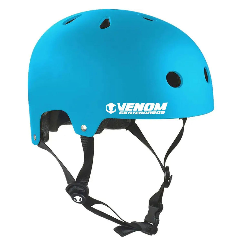 Venom Skateboards Pro Skate Skateboard Scooter Adjustable Helmet - Blue