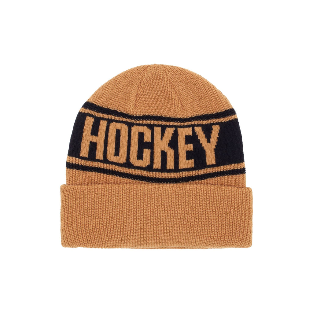 Hockey Stripe Beanie (Mustard) - O/S