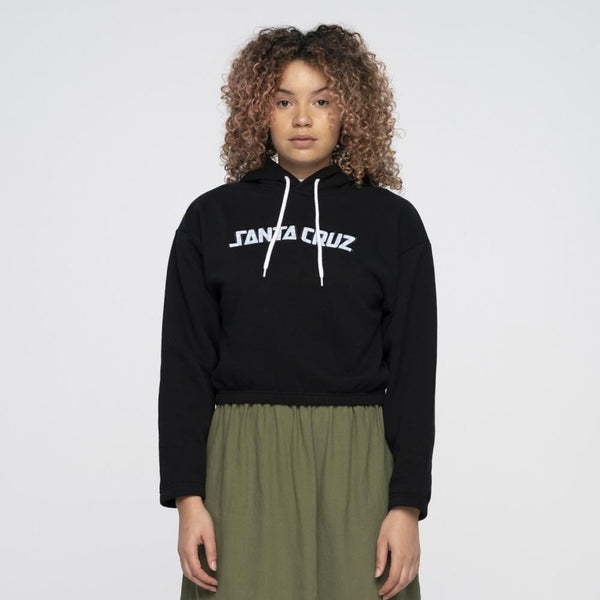 Santa Cruz Womens Hood Gingham Arch Strip Hood - Black - Skatewarehouse.co.uk