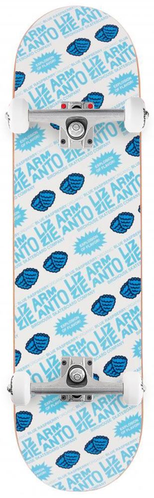 Birdhouse Pro Lizzie Blue Razz Custom Complete Skateboard - 8.25