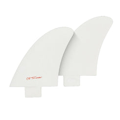 Captain Fin Co - CF Twinzer - White (FCS) - 3"