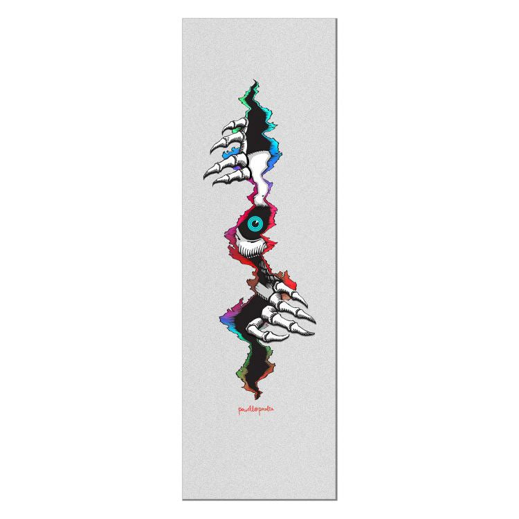 Powell Peralta Ripper Peeker • 10.5" Clear Skateboard Grip Tape