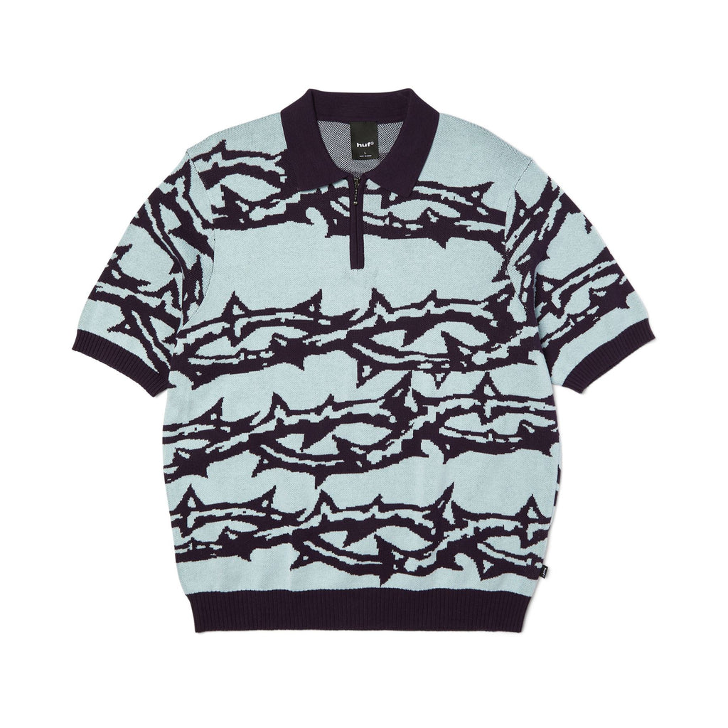 HUF Fantasies Knit Ss Top (Light Blue)