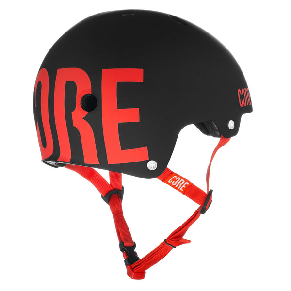 CORE Street Helmet - Black / Red