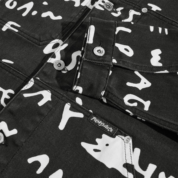 Polar Skate Co Patrik Jacket | Sad Notes (Black / White) - M