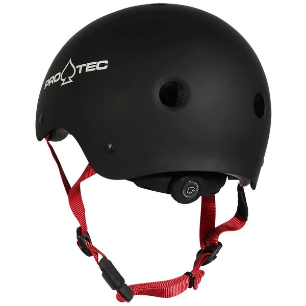 Pro-Tec Helmet JR Classic Fit Cert - Matte Black - Skatewarehouse.co.uk
