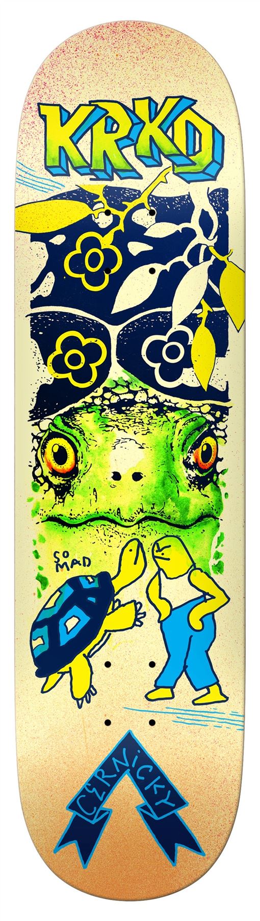 Cernicky Mad Turtle True Fit Skateboard Deck - 8.5