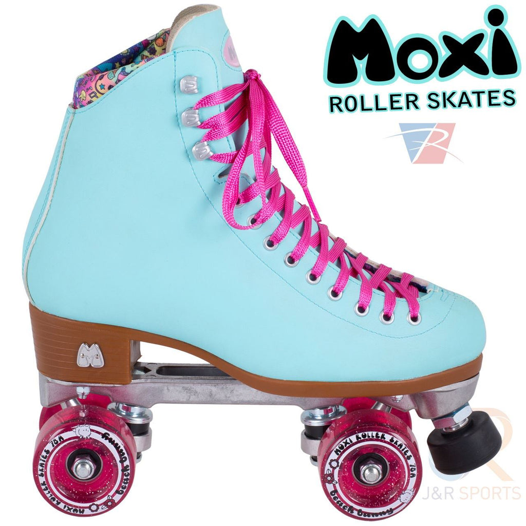 Moxi Skates Beach Bunny Sky Blue Quad Skates - Skatewarehouse.co.uk