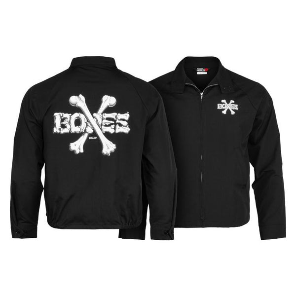 Powell-Peralta™ 'Cross Bones' Gas Jacket Black - Skatewarehouse.co.uk