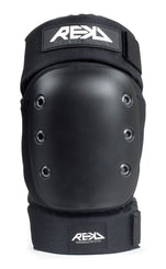 REKD Pro Skateboard Skate Scooter BMX Ramp Knee Pads - Black