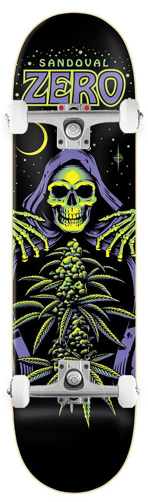 Zero Skateboard Grimm Reefer Sandoval x Venom Custom Complete Skateboard - 8.5