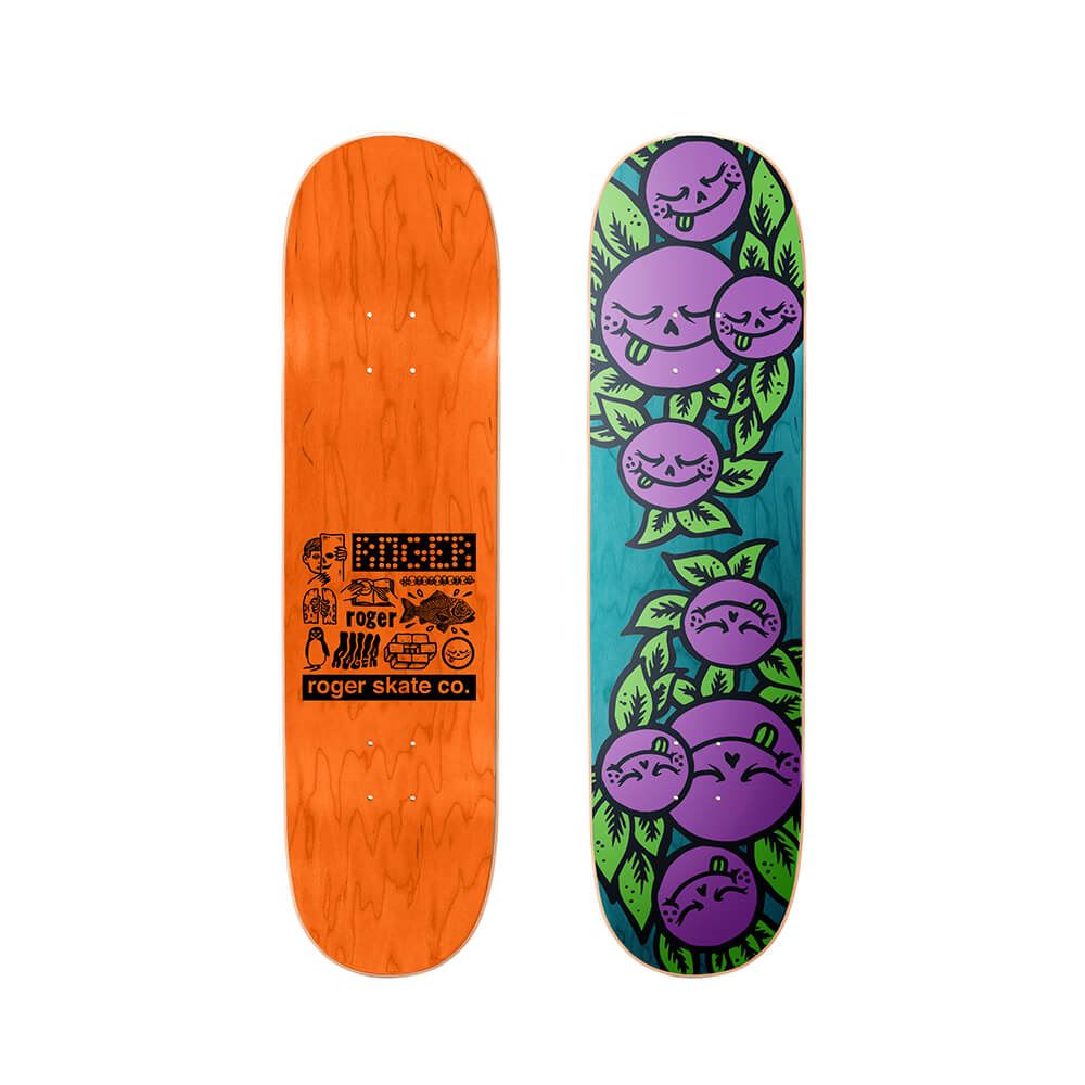 Roger Roger Fruits High Concave Square Roger Skateboard Deck - 8.125" - Skatewarehouse.co.uk