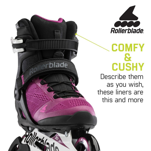 Rollerblade RB MACROBLADE 100 3WD W Vio/Nor Inline Recreational Skate - Skatewarehouse.co.uk