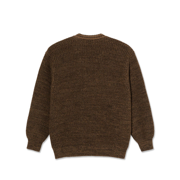 Polar Skate Co Eve Sweater (Brown Marl)