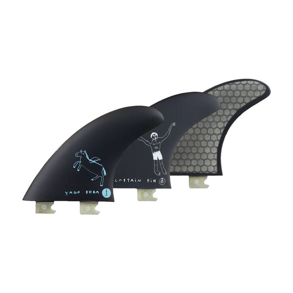 Captain Fin Co - Yago Dora Tri - MD / LG - Black (Snap-In / FCS II) - M