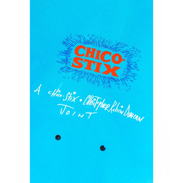 Chico Stix Wolf / Strawberry Moon CS4 Big Boy Jr. (Top & Bottom Graphic) Skateboard Deck - 8.75"