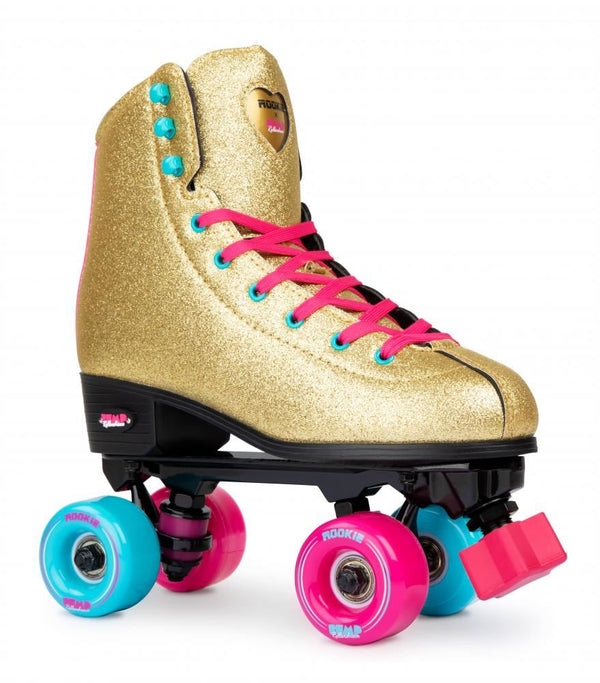 Rookie Quad Skate Rollerskates BUMP Rollerdisco V2 - Gold - Skatewarehouse.co.uk