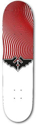 Fracture Wings V4 Red Skateboard Deck - 7.75"