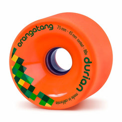 Orangatang "Durian" inc Jehu V2 Bearings - Orange 80a (Set 4) Skateboard Wheels - 75mm