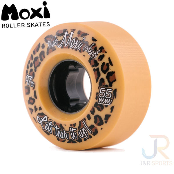 Moxi Trick Wheels (4) - Cream / Tan 55mm / 97A