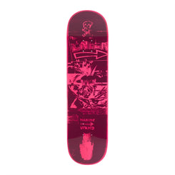 WKND 'Enter' Christian Maalouf Neon Pink (SN) Skateboard Deck - 8.25" - Skatewarehouse.co.uk