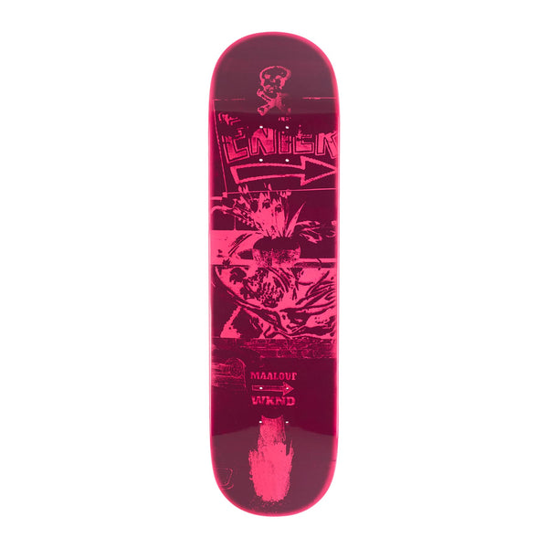 WKND 'Enter' Christian Maalouf Neon Pink (SN) Skateboard Deck - 8.25