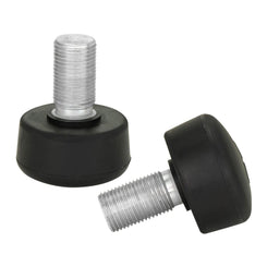 Powerdyne Adjustable Toe Stops - Black (Unit) - 1.25" Bolt