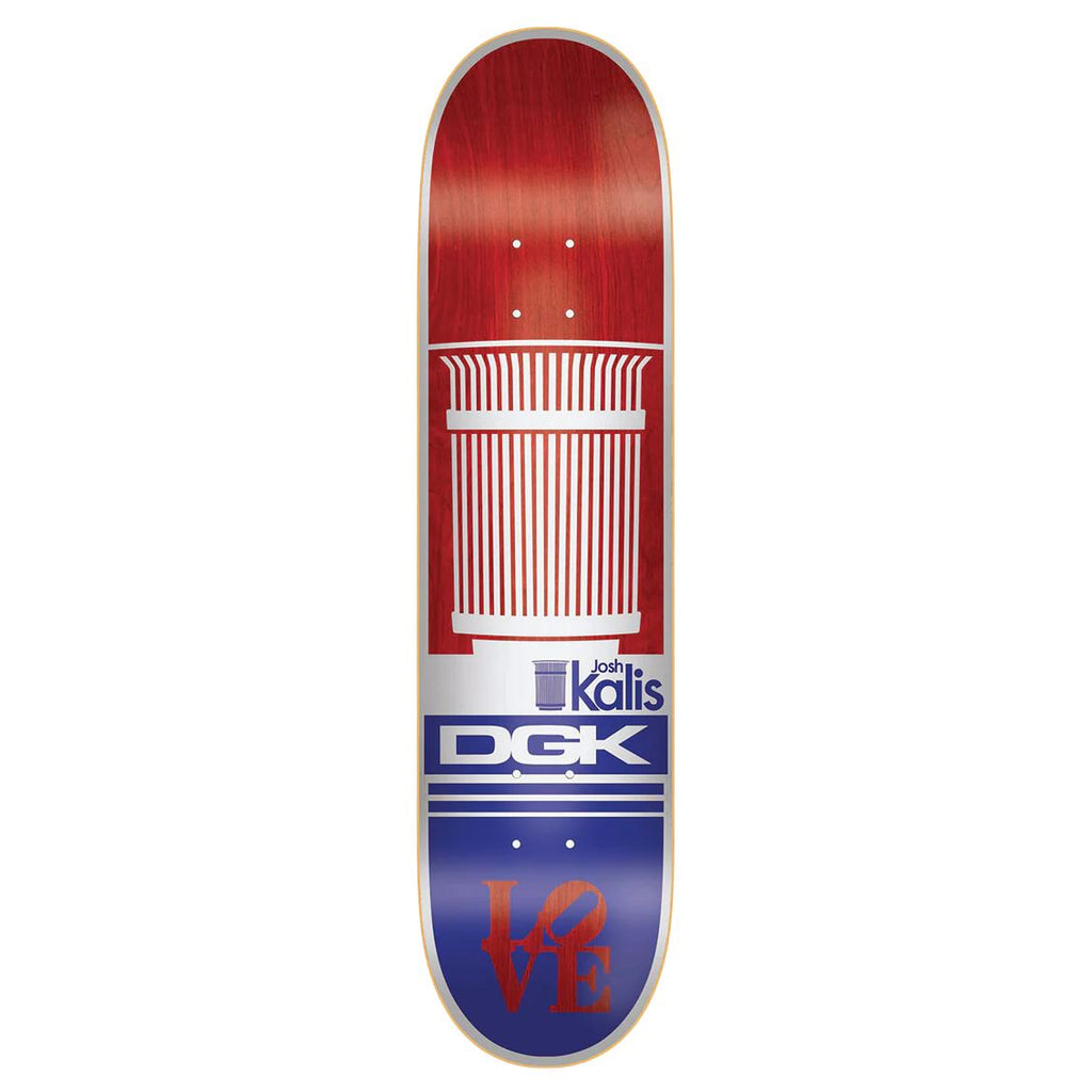 DGK Josh Kalis 'Heritage' Skateboard Deck - 8.06" - Skatewarehouse.co.uk