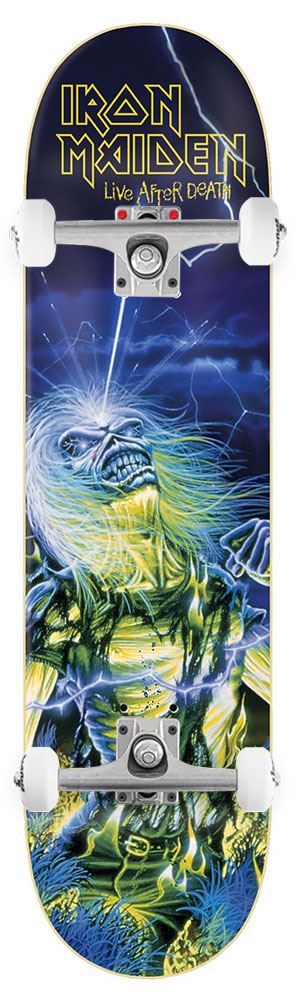 Zero Skateboard Iron Maiden Live After Death x Venom Custom Complete Skateboard - 8.0
