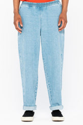 Santa Cruz Pant Local Pant - Light Blue Denim - Skatewarehouse.co.uk