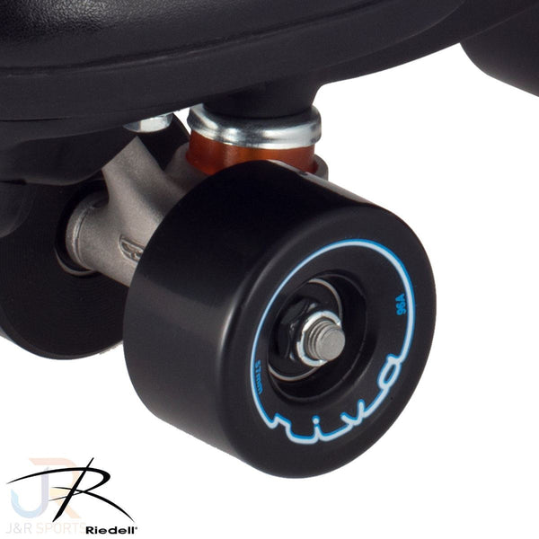 Riedell 120 UpTown - Black - Width Wide D Quad Skates