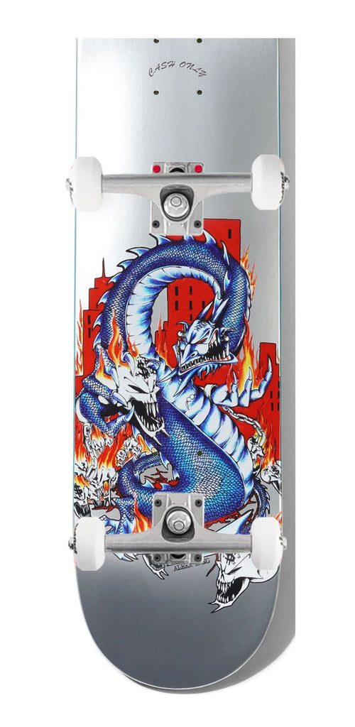 Cash Only Aleka Lang 'Dragon' x Venom Custom Complete Skateboard - 8.25"