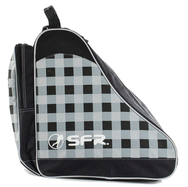SFR Designer Ice & Skate Bag - Black Chequered - Skatewarehouse.co.uk