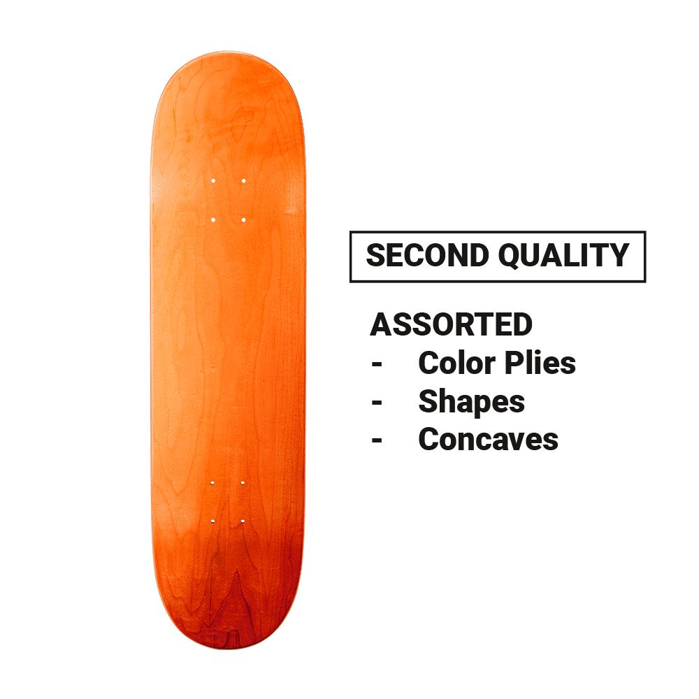 HLC Blank Skateboard Deck - 7.87"