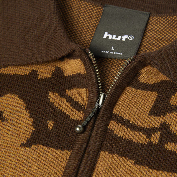 HUF Fantasies Knit Ss Top (Brown)
