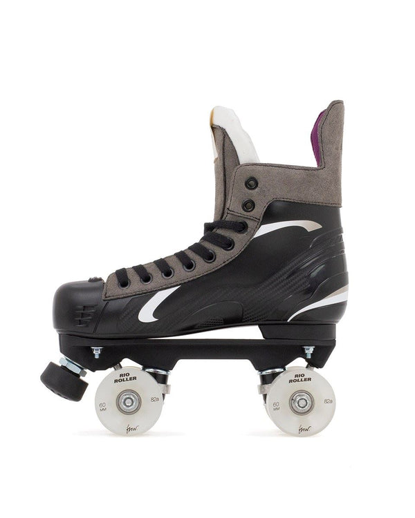 Rio Roller Flow Hockey Skate Quad Skates - Black