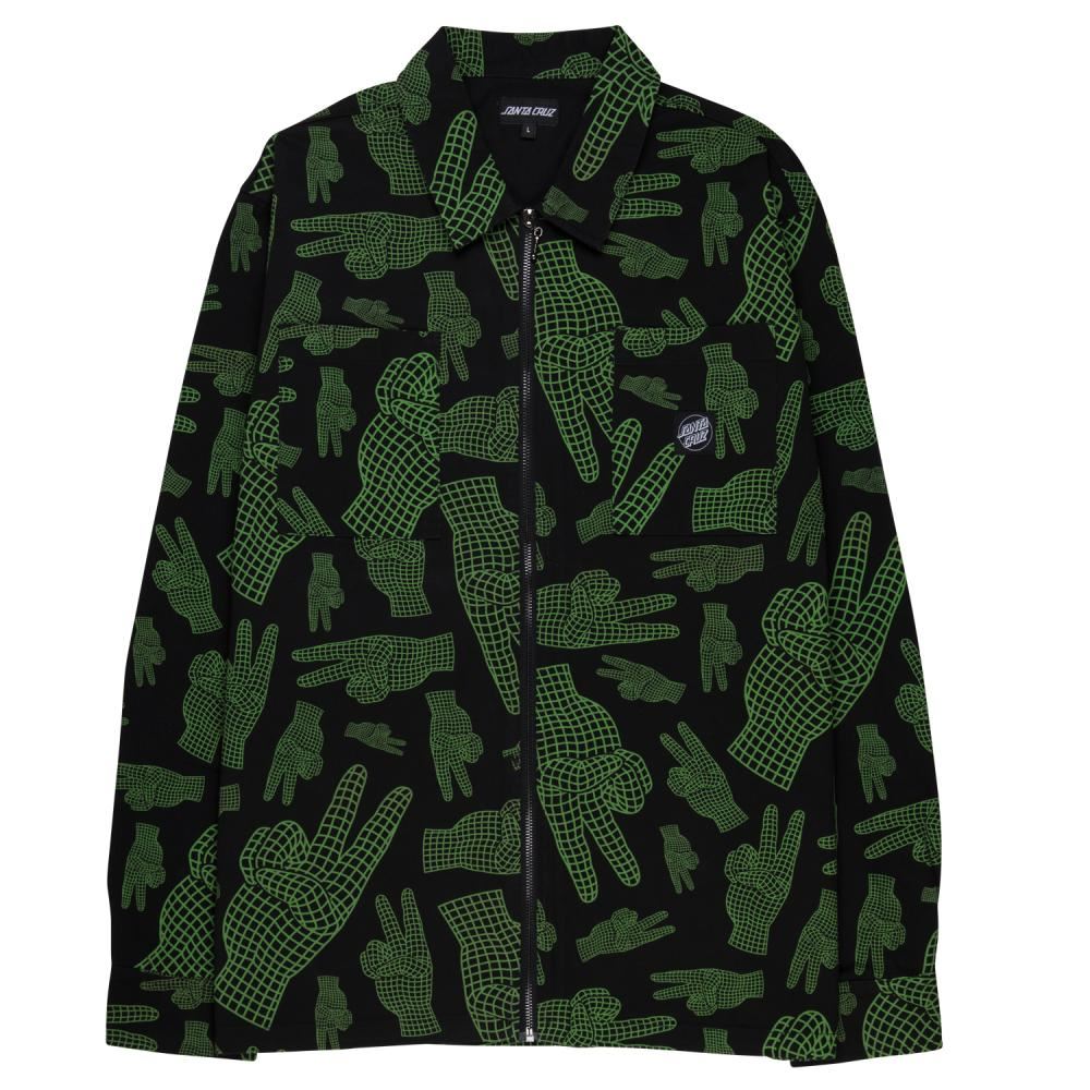 Santa Cruz Shirt El Jefe Shirt - All Over Atomic Peace - Skatewarehouse.co.uk