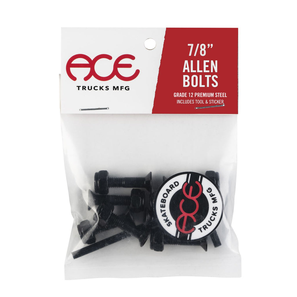 Ace Bolts Allen 7/8" Skateboard Bolts - Skatewarehouse.co.uk