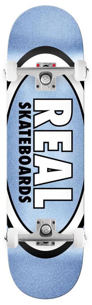Real Easy Rider Oval Blue Ice x Venom Custom Complete Skateboard - 8.25