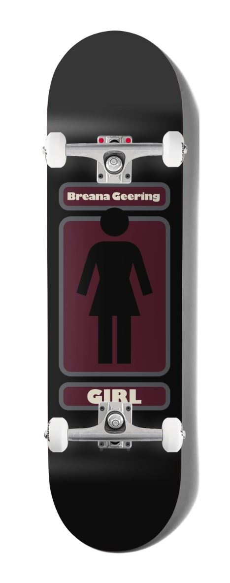 Girl Skateboard Til Breana Geering x Venom Custom Complete Skateboard - 8.25